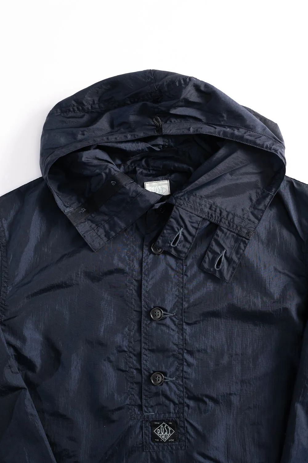 1105-CTN - NAVY Parka Crinkle Nylon Tafetta - Navy