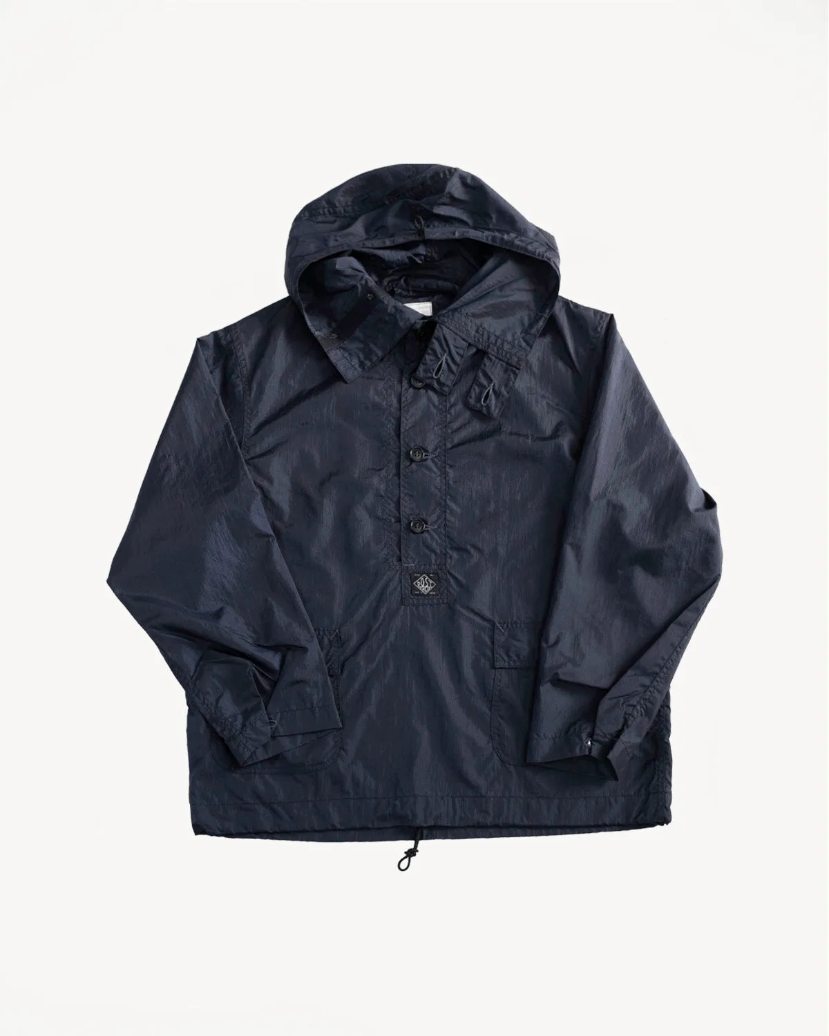 1105-CTN - NAVY Parka Crinkle Nylon Tafetta - Navy