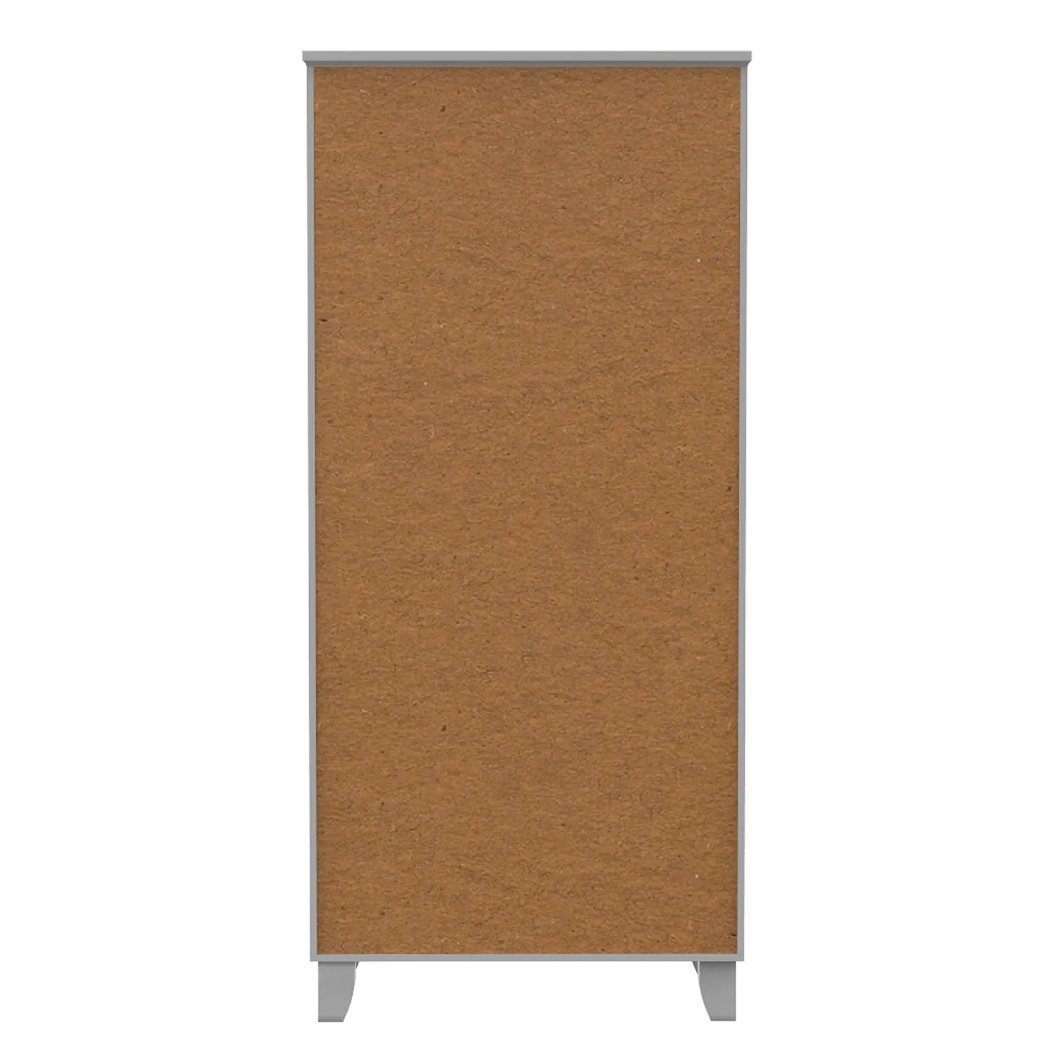 6 drawer chest storage organization for office home decor, light grey