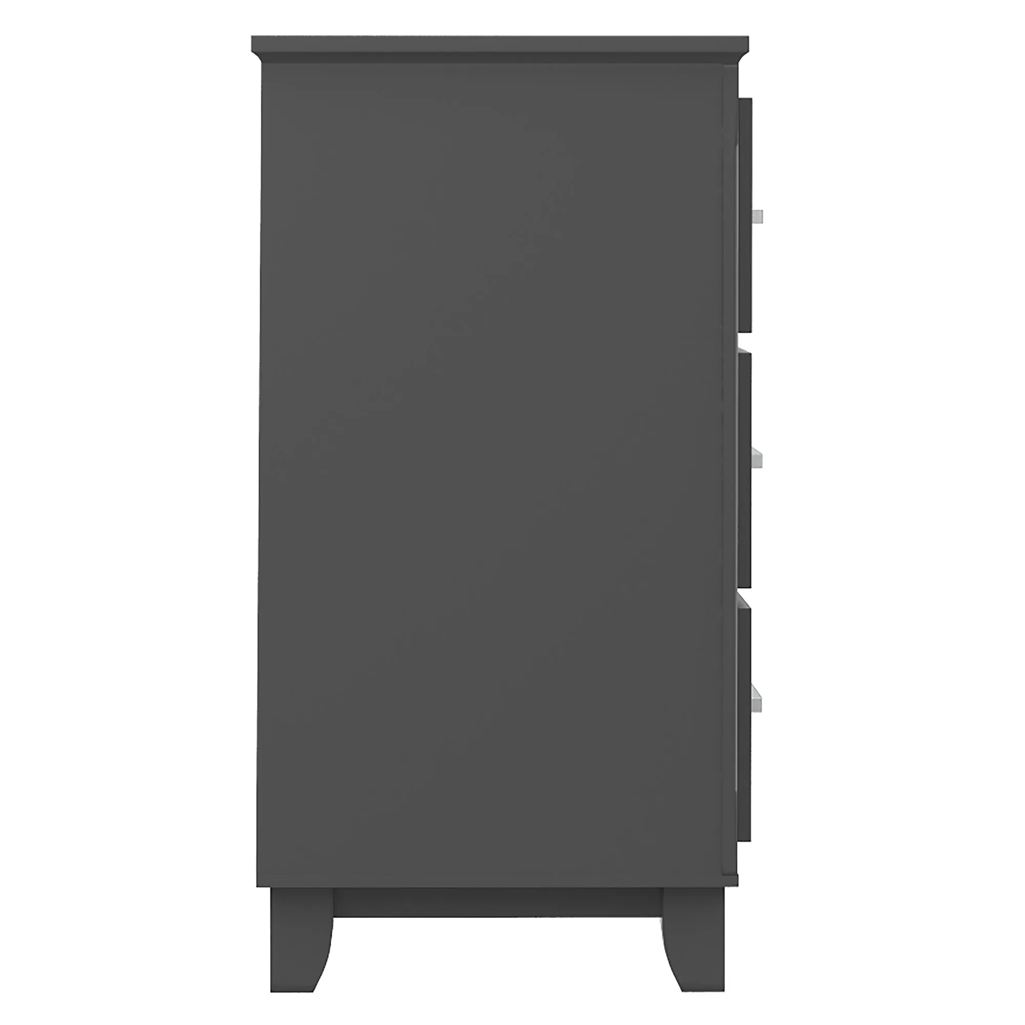 6-drawer double dresser organization for home decor, dark grey