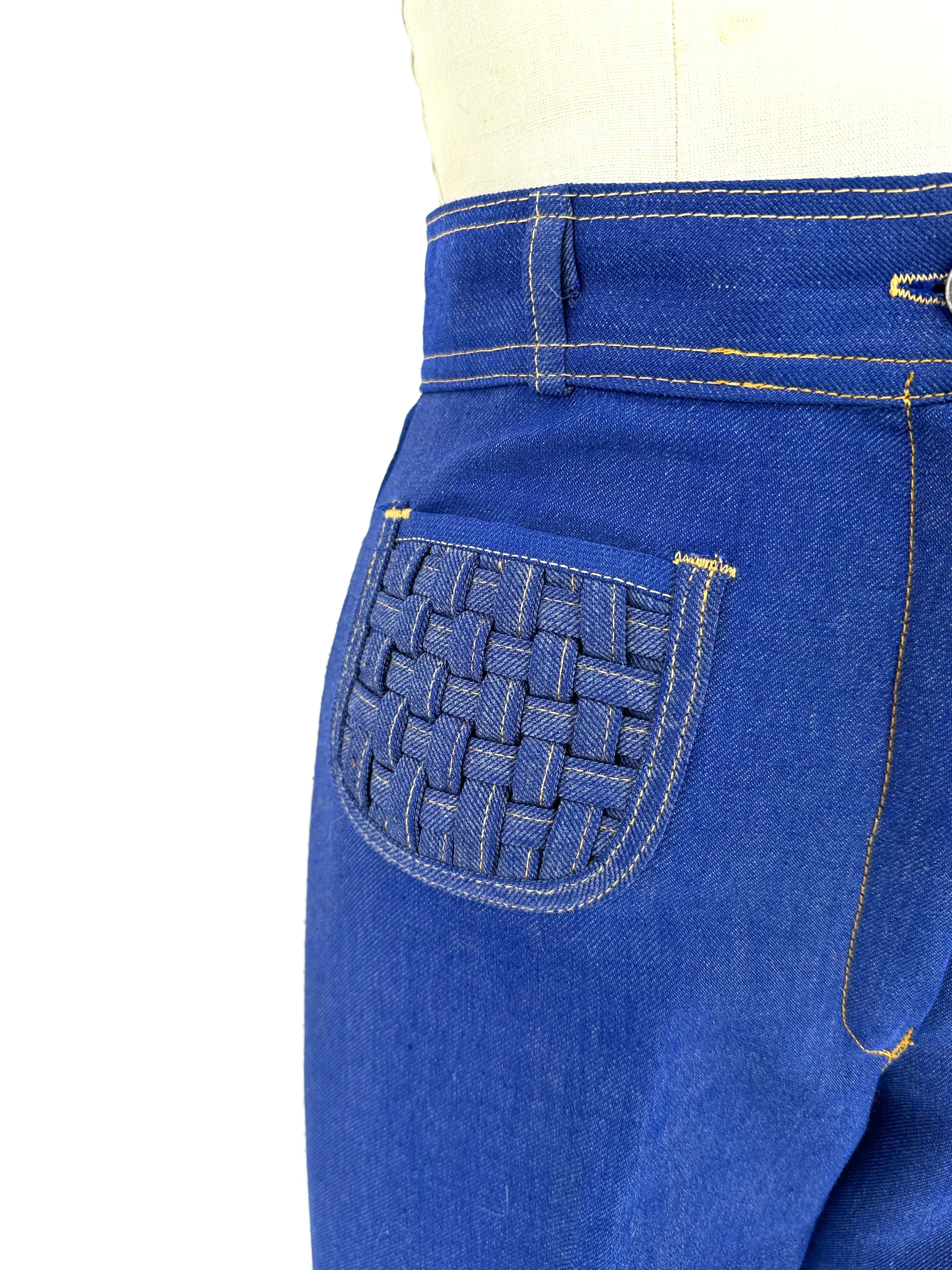 70s Sailboat Embroidered Pants