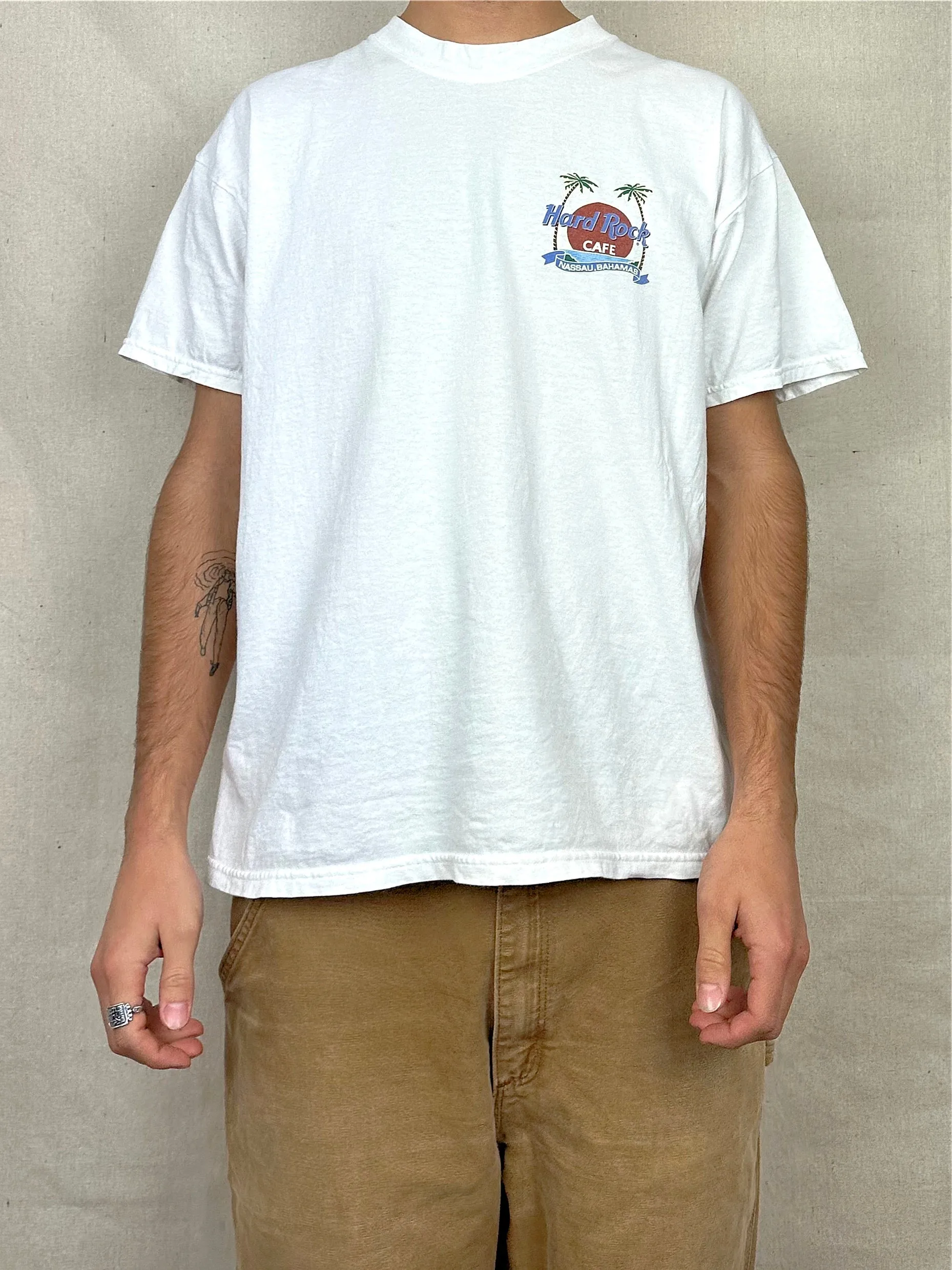 90's Hard Rock Cafe Nassau Vintage T-Shirt Size M