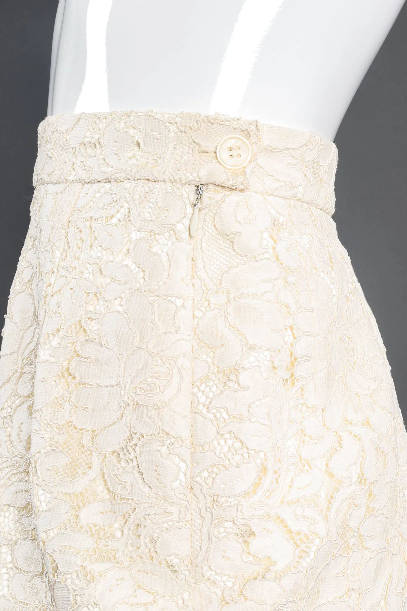 Alençon Lace Pencil Skirt