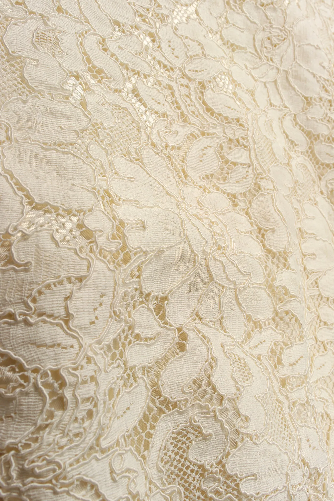 Alençon Lace Pencil Skirt