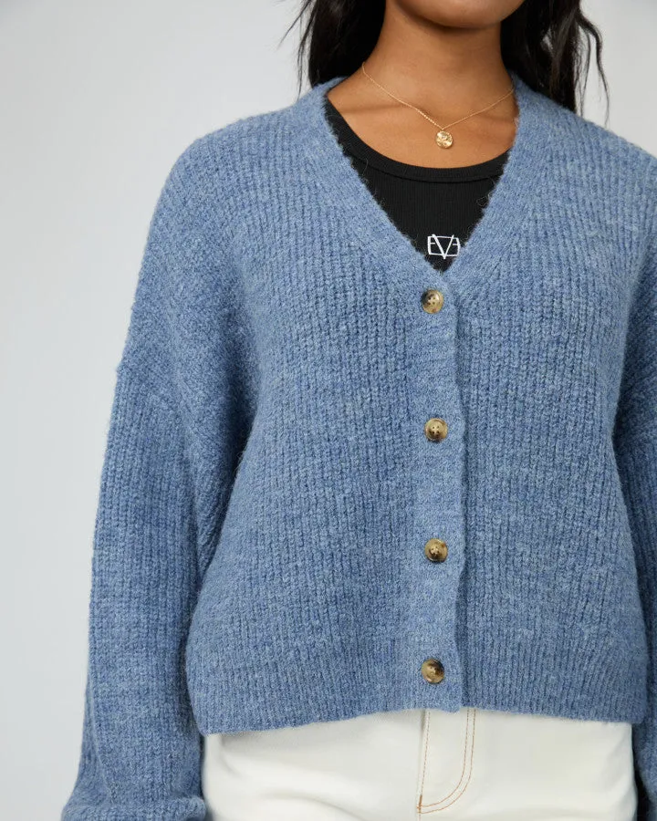 All About Eve Selena Knit Cardi - Blue