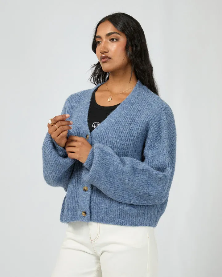 All About Eve Selena Knit Cardi - Blue