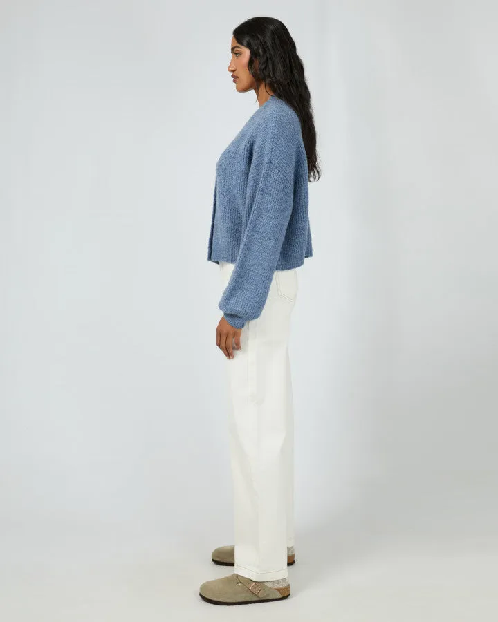 All About Eve Selena Knit Cardi - Blue