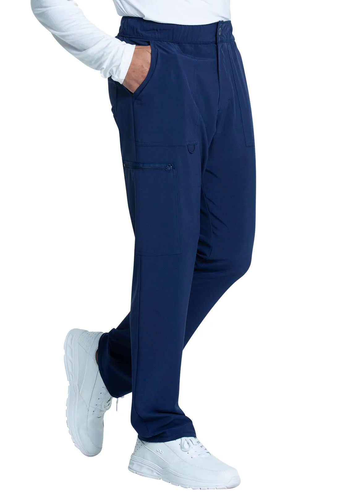 Allura CKA186 Men's Fly Front Cargo Pants Navy