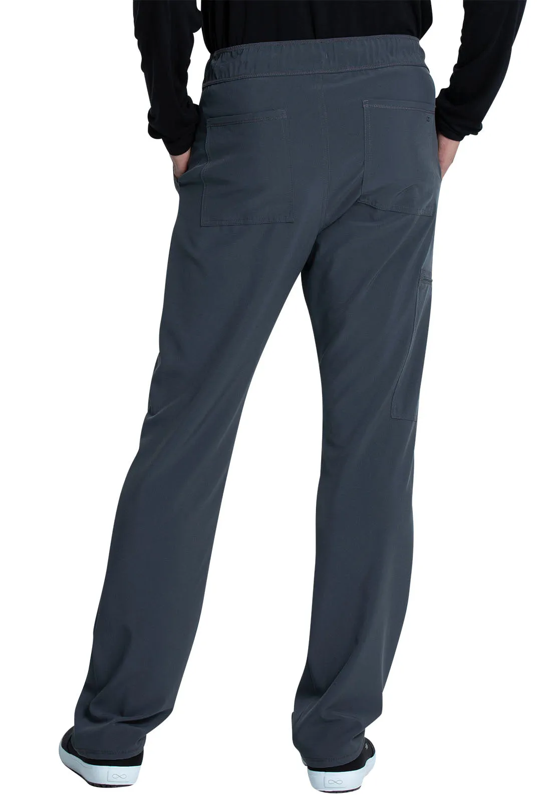 Allura CKA186 Men's Fly Front Cargo Pants Pewter