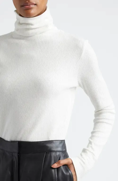 Ananda Long Sleeve Turtleneck - Ivory