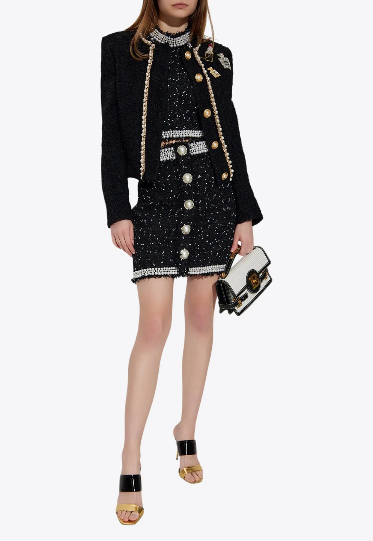 Appliquéd Tweed Jacket