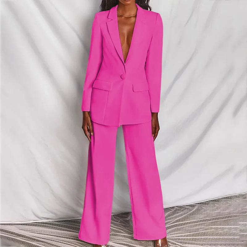 Areta® | Two-Piece Blazer And Trousers Set For Women