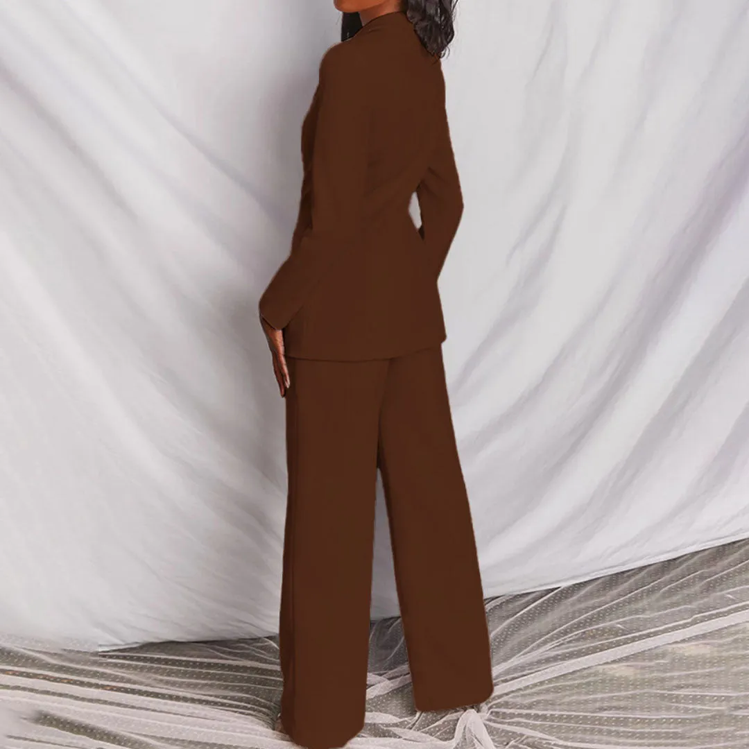 Areta® | Two-Piece Blazer And Trousers Set For Women
