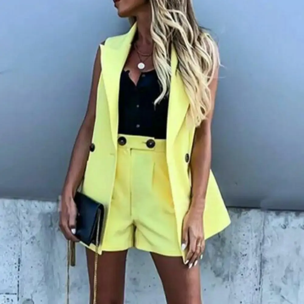 Asela® | Elegant Streetwear-Set Blazer Shorts