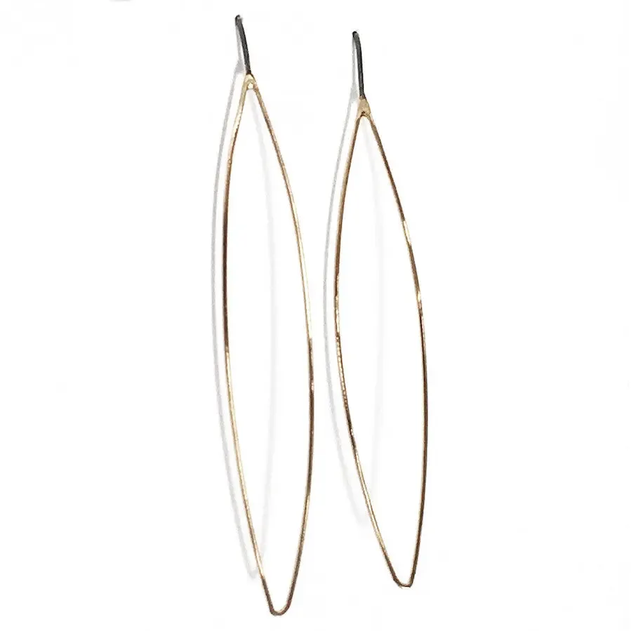 Autumn Leaf Brass and Oxidized Sterling Silver Earrings ALE002 by Votive Designs Jewelry