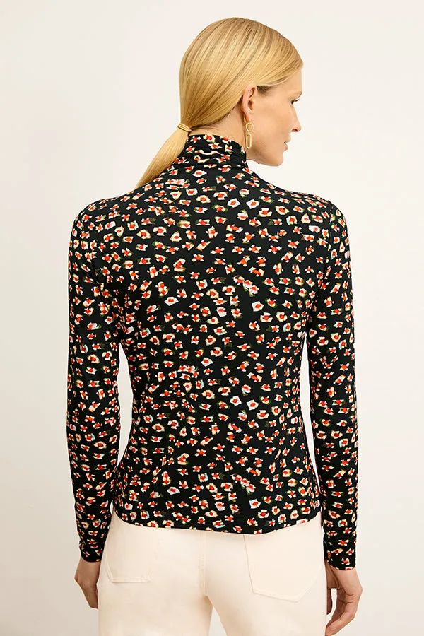 Axam Layering Turtleneck - Printed Jersey  :: Kaleidoscope Print