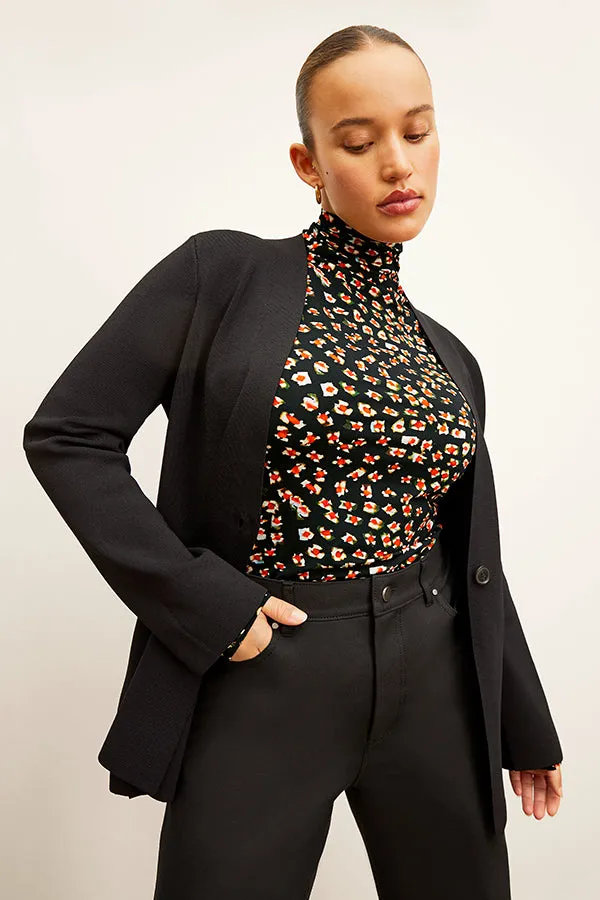 Axam Layering Turtleneck - Printed Jersey  :: Kaleidoscope Print