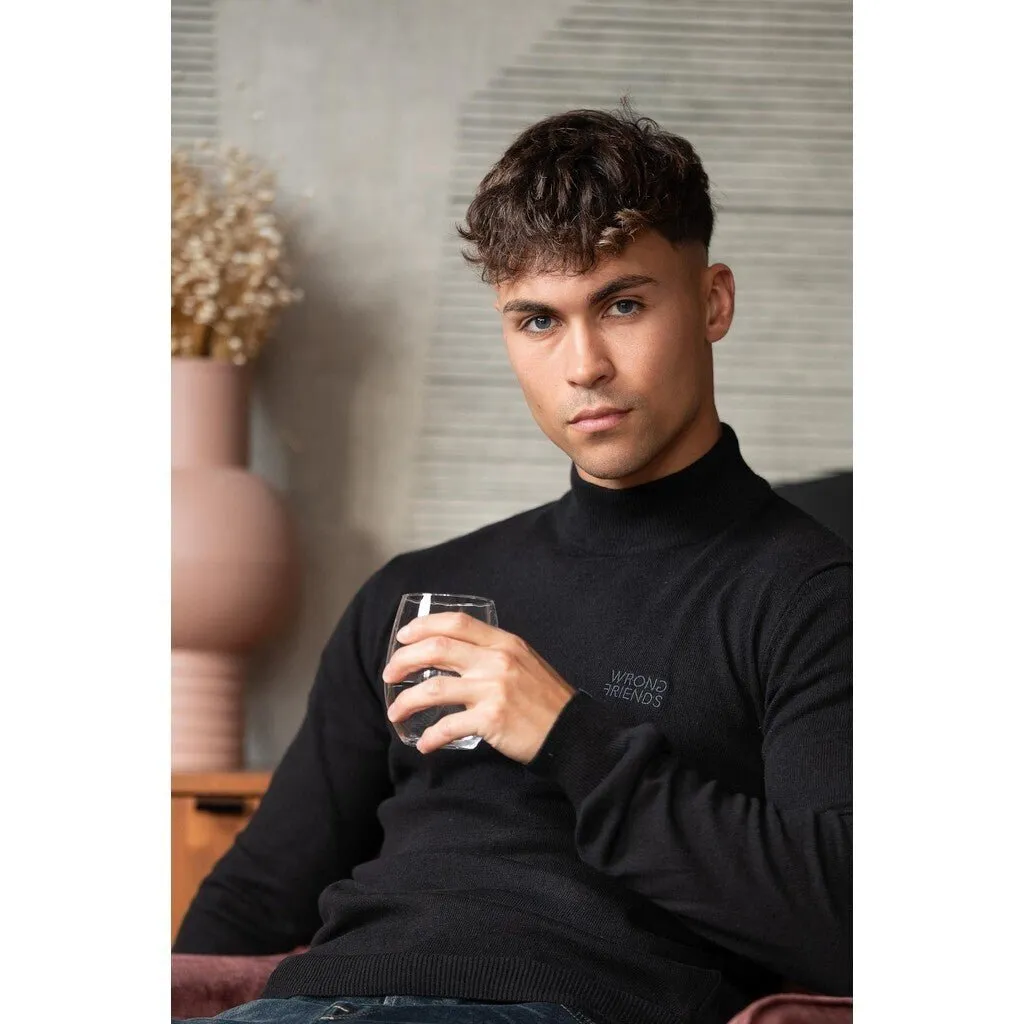 AYDEN TURTLENECK - BLACK