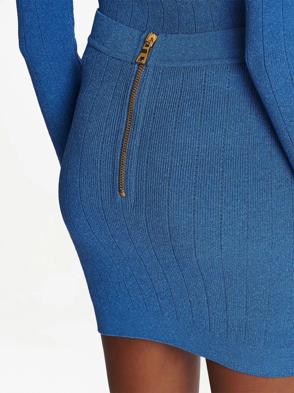 Balmain Blue Skirt
