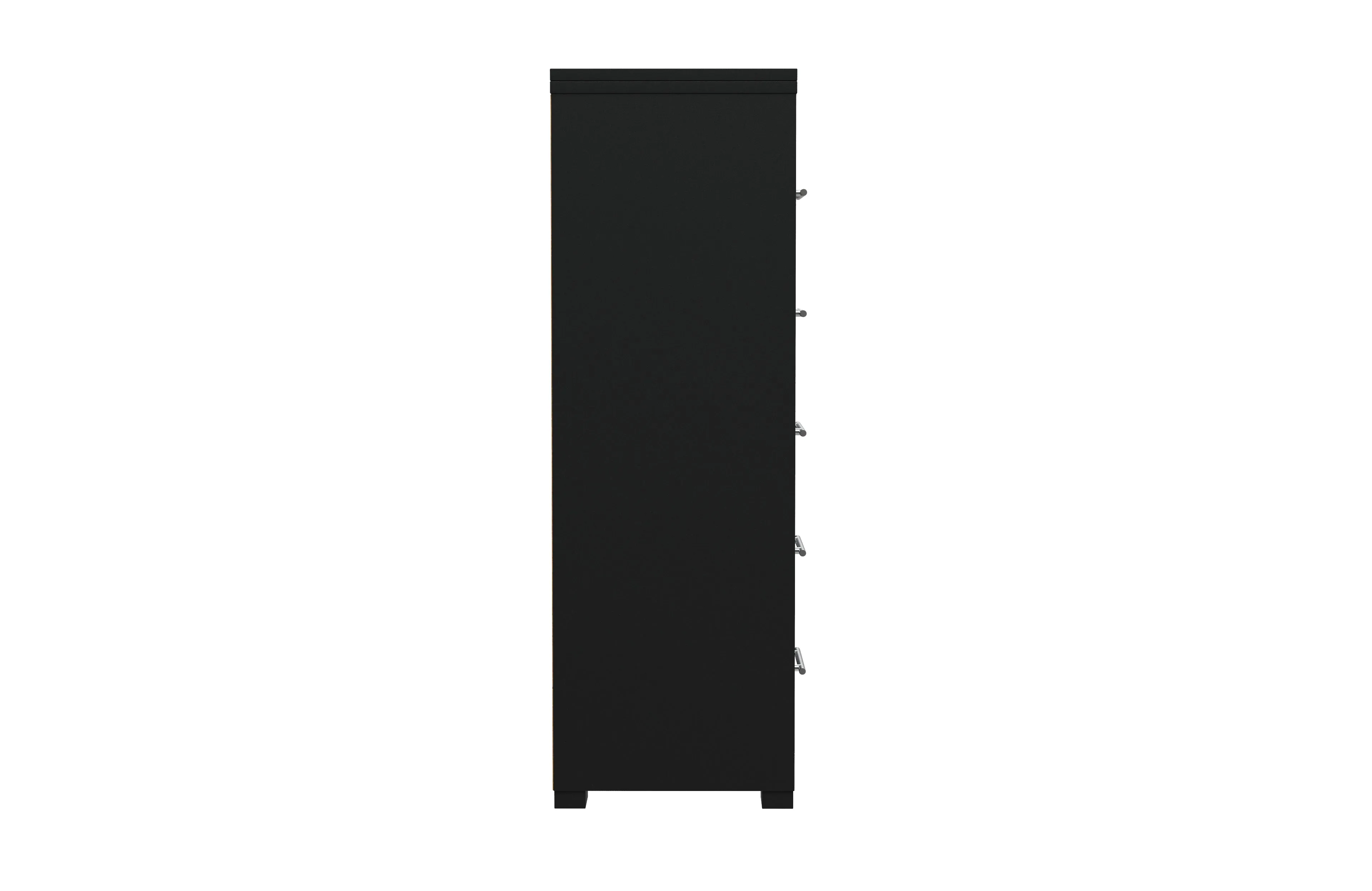 Barton 5 drawer chest storage for bedroom decoration, java & white