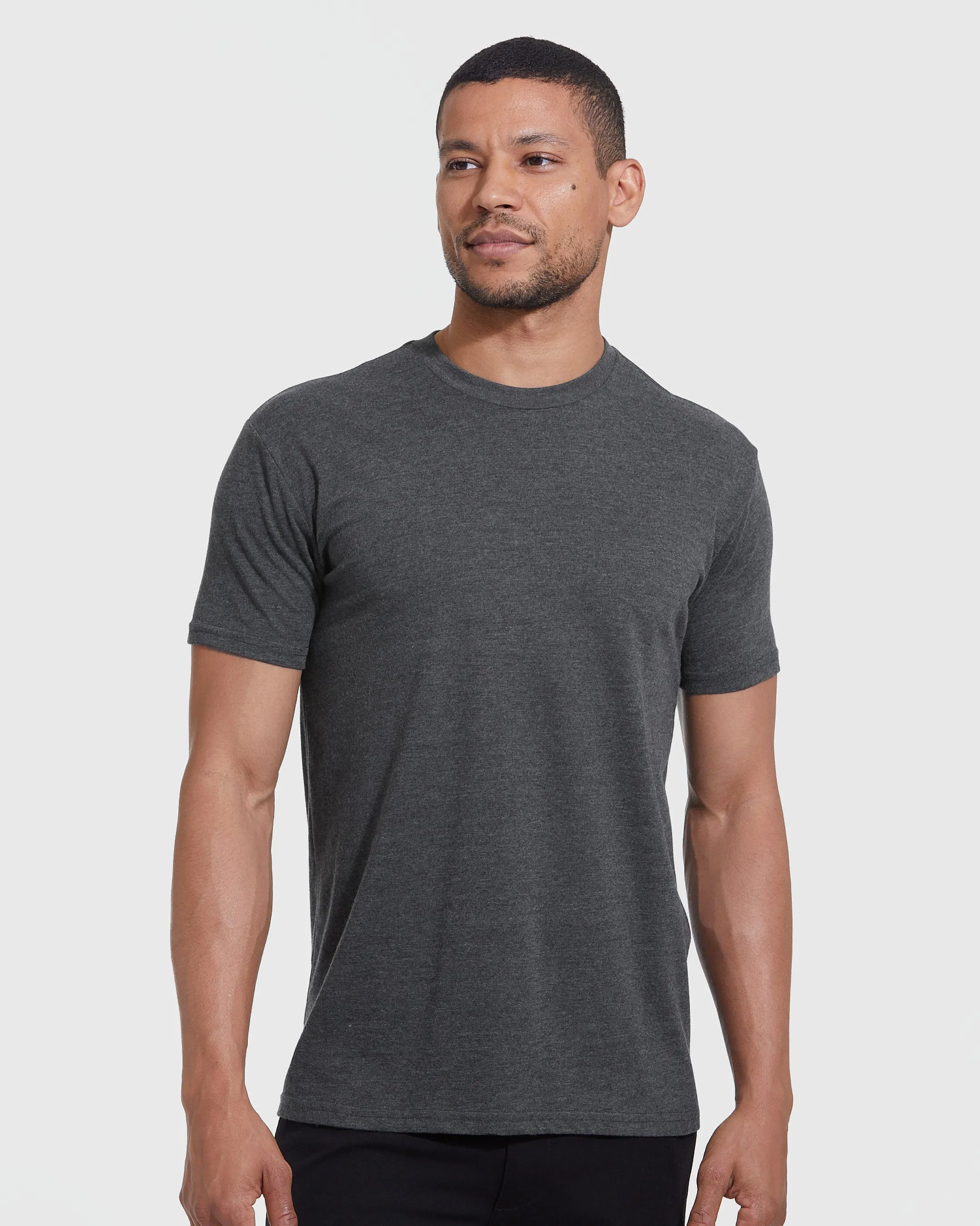 Basic and Heather Crew Neck 6-Pack