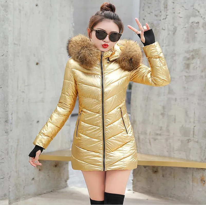 Bella Fox Fur Collar Parka Coat
