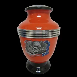 Biker Cremation Urn—V-Twin