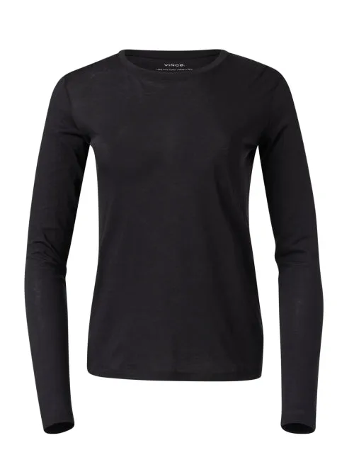 Black Essential Tee