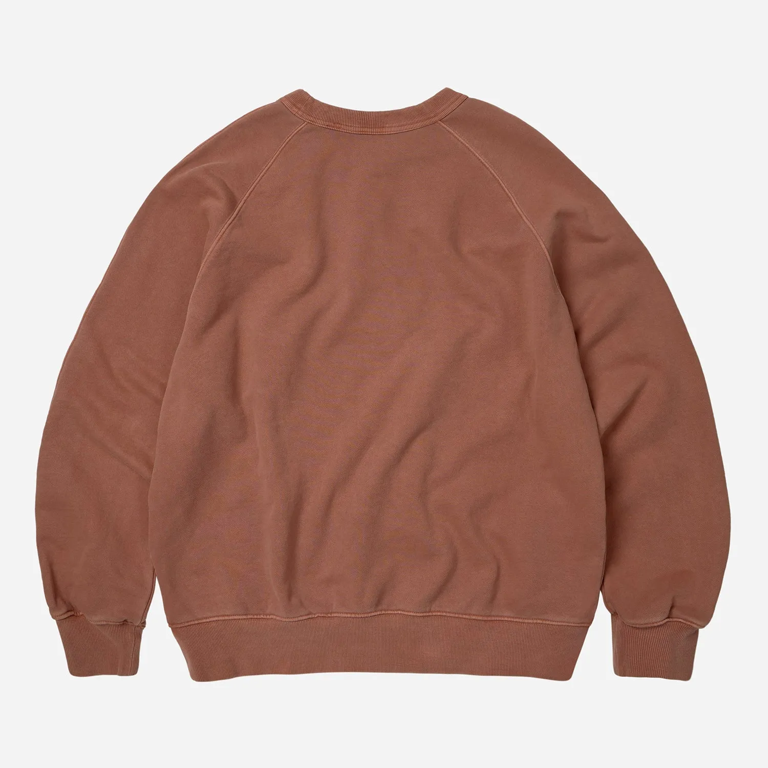 BLACK FLAG PIGMENT DYEING SWEATSHIRT - BRICK