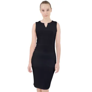 Black Midi Bodycon Dress