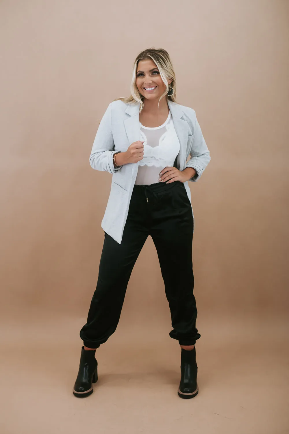 Boss Moves Blazer , Heather Grey