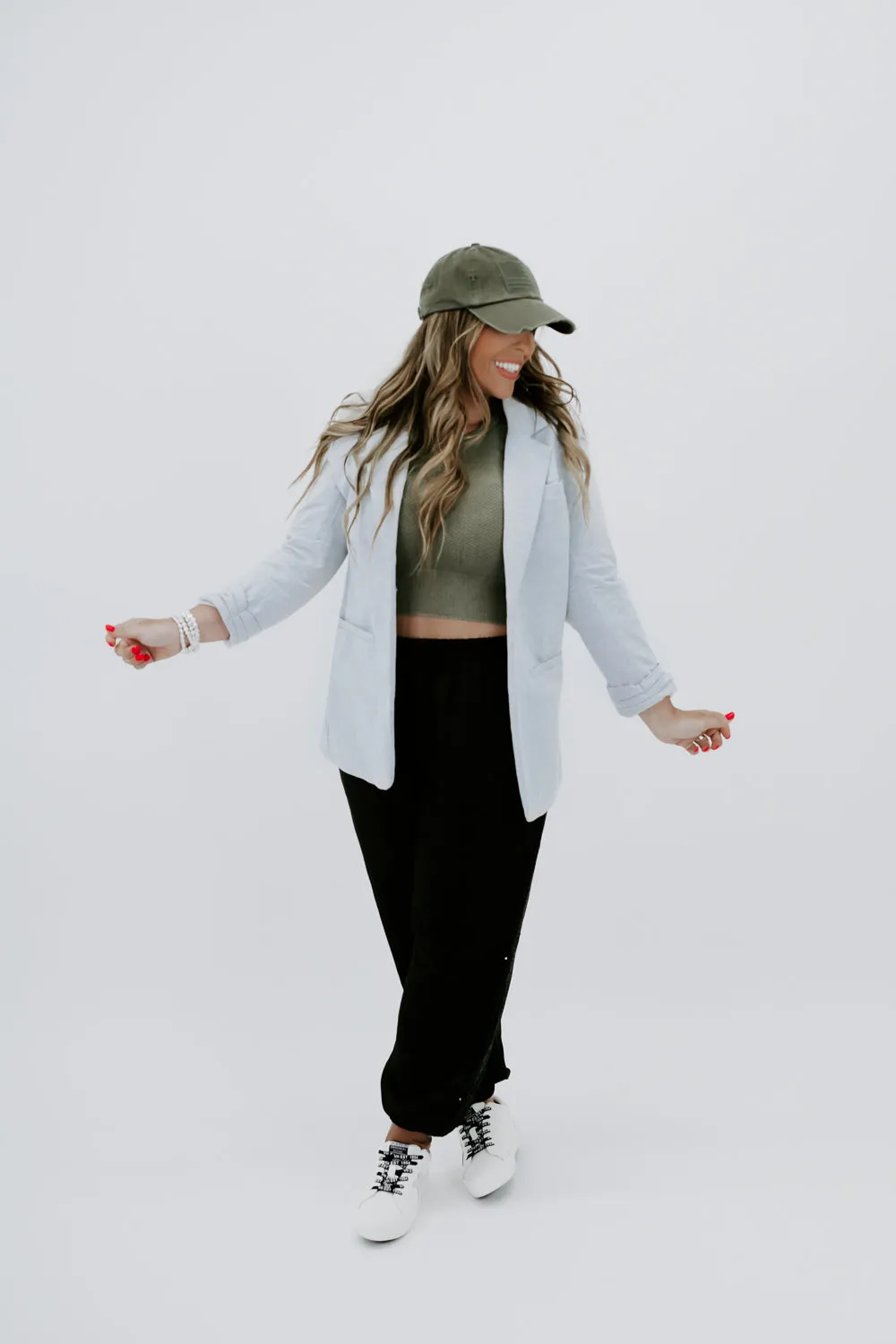 Boss Moves Blazer , Heather Grey