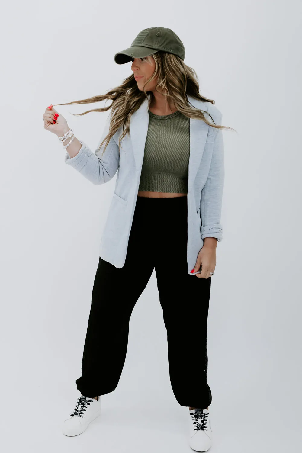 Boss Moves Blazer , Heather Grey