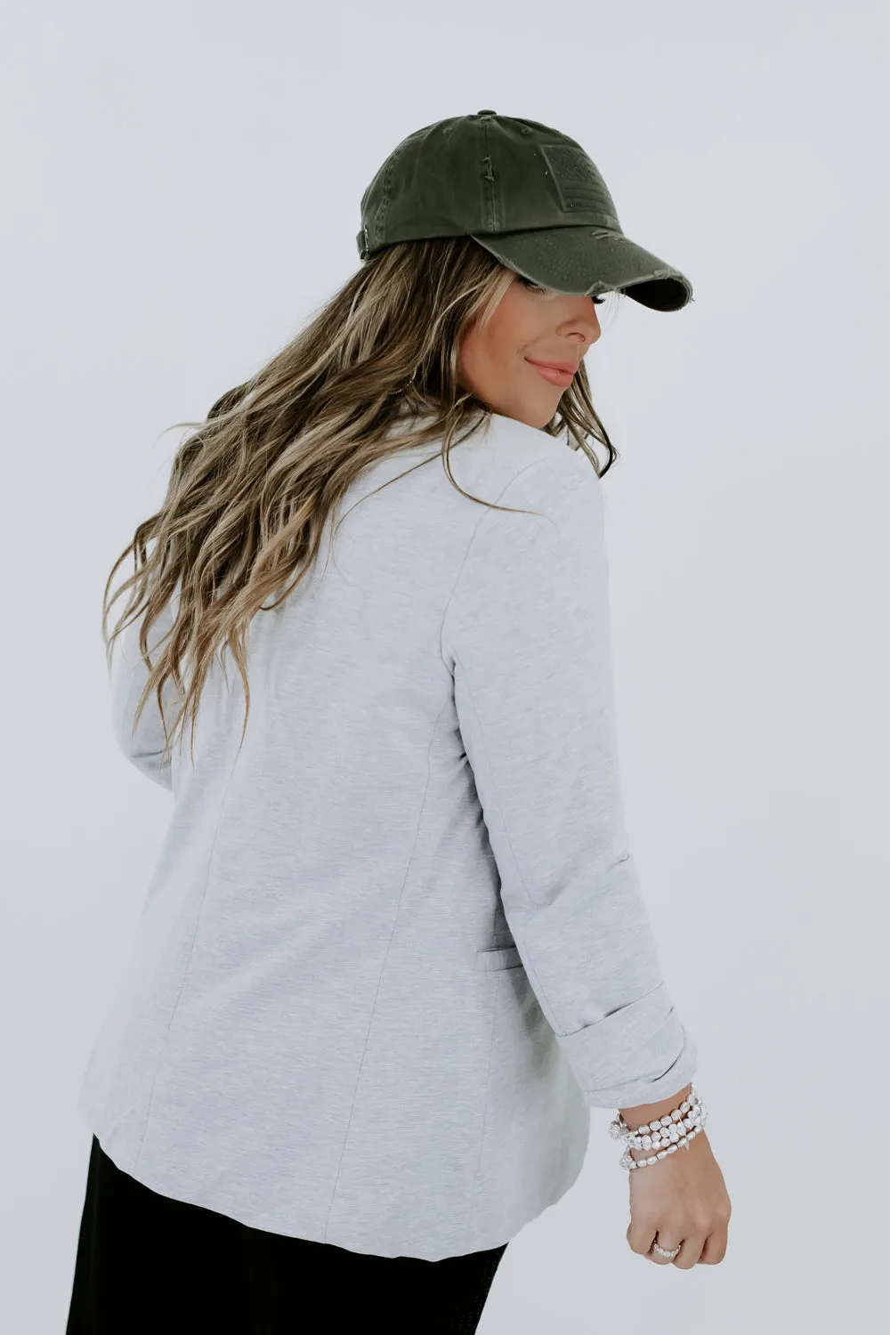 Boss Moves Blazer , Heather Grey