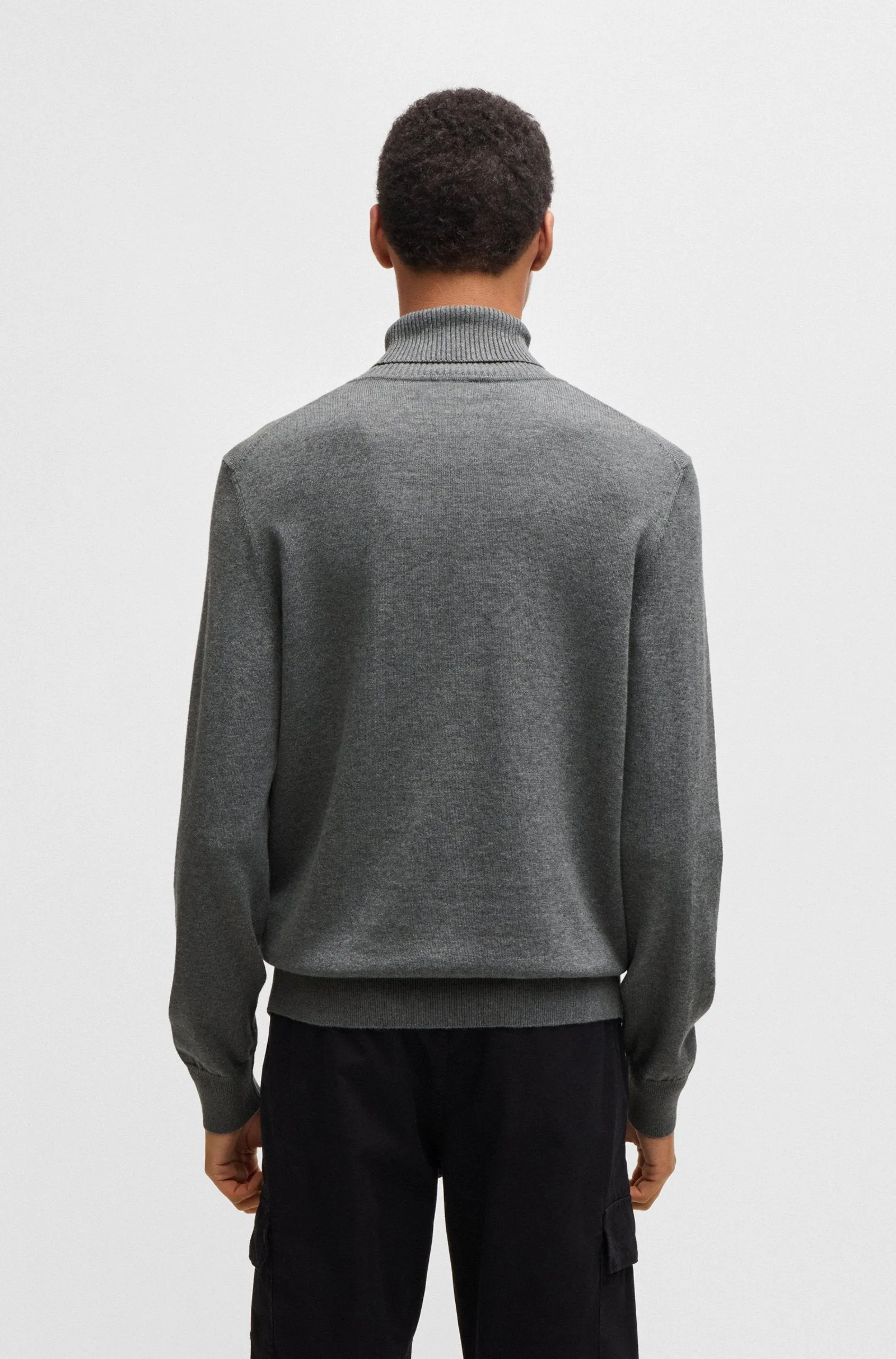 BOSS Sweaters Regular Fit in Cotton Mix - AKIRO_S 10265865 01-50527573
