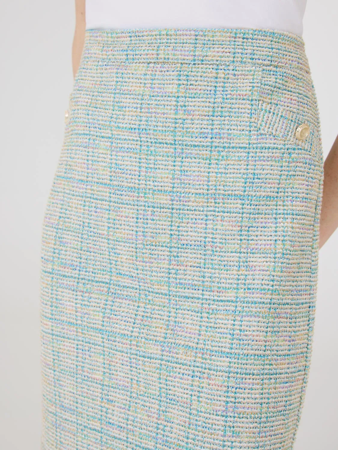 Boucle Pencil Skirt