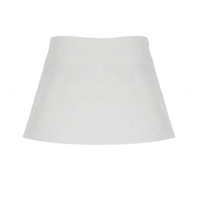 Bowknot short A-line skirt