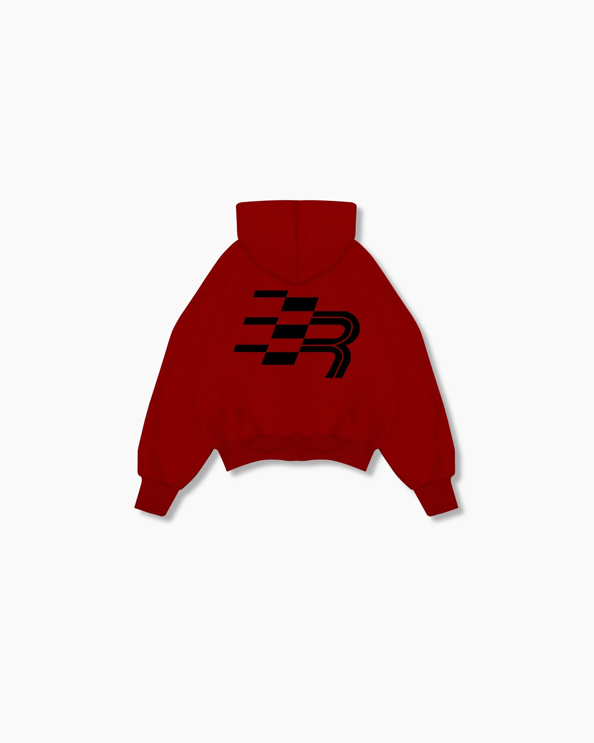 Box Hoodie - Chili Red