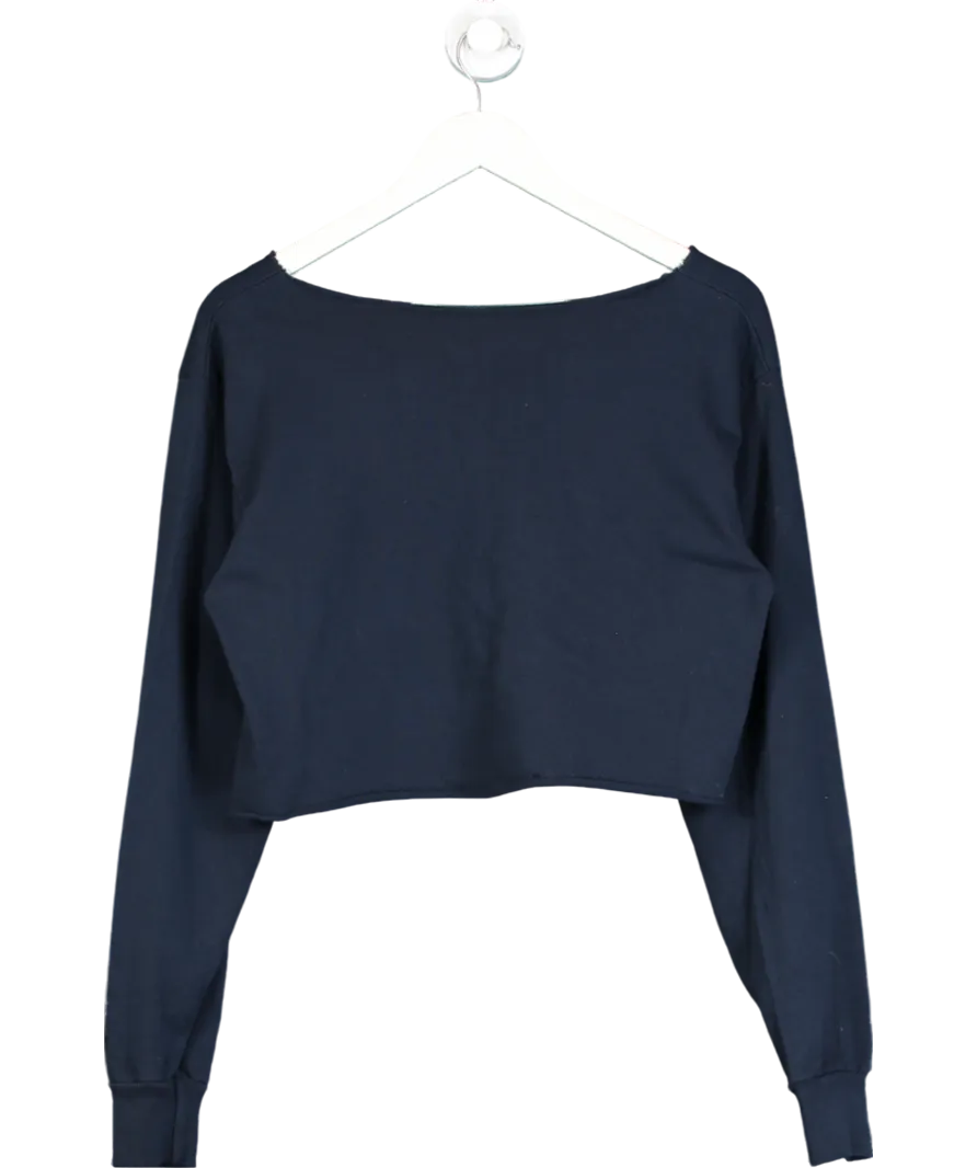Brandy Melville Blue Cameron Cropped Sweater One Size