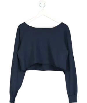 Brandy Melville Blue Cameron Cropped Sweater One Size