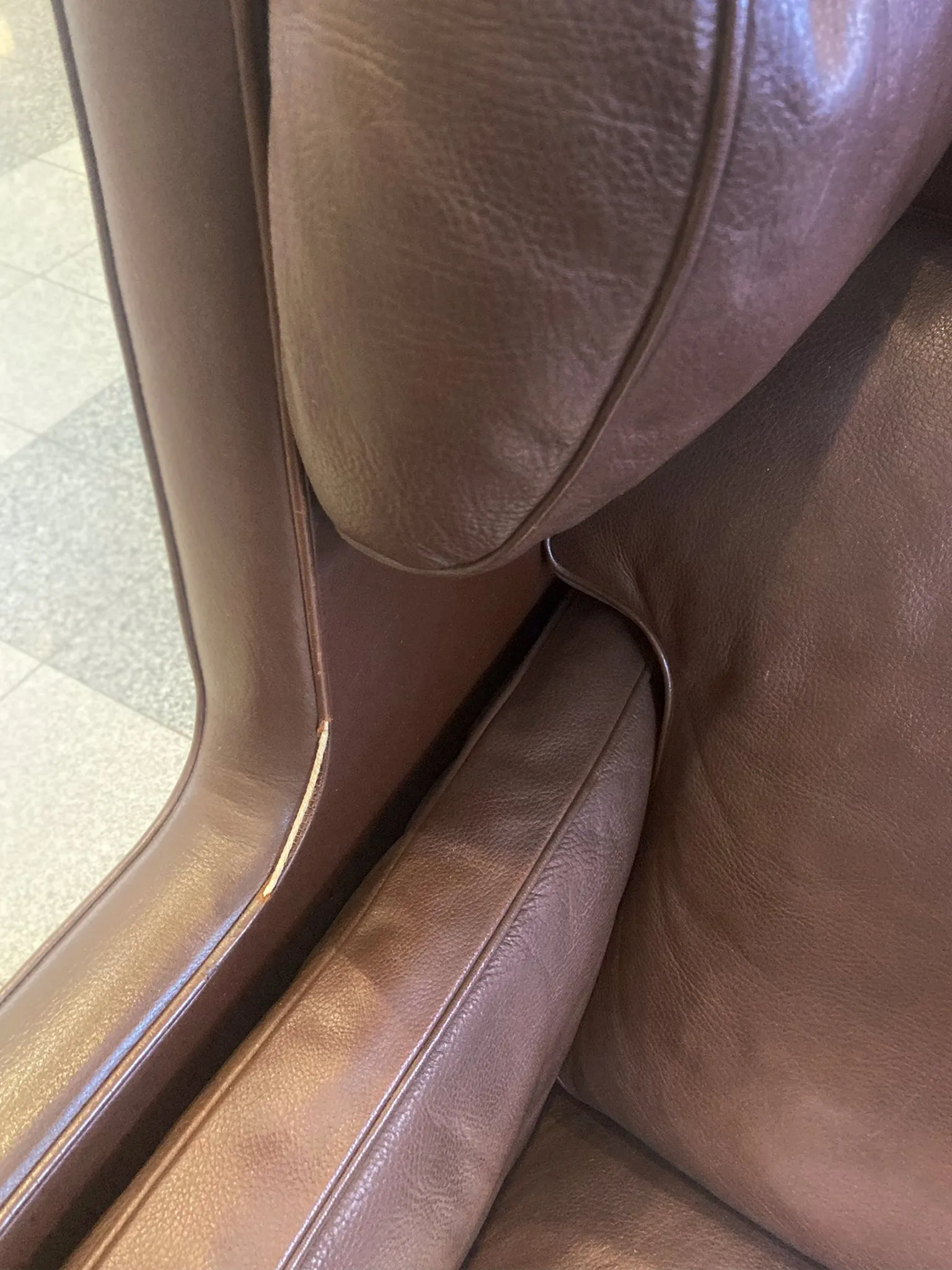 Børge Mogensen Leather Coupé Sofa Model 2192