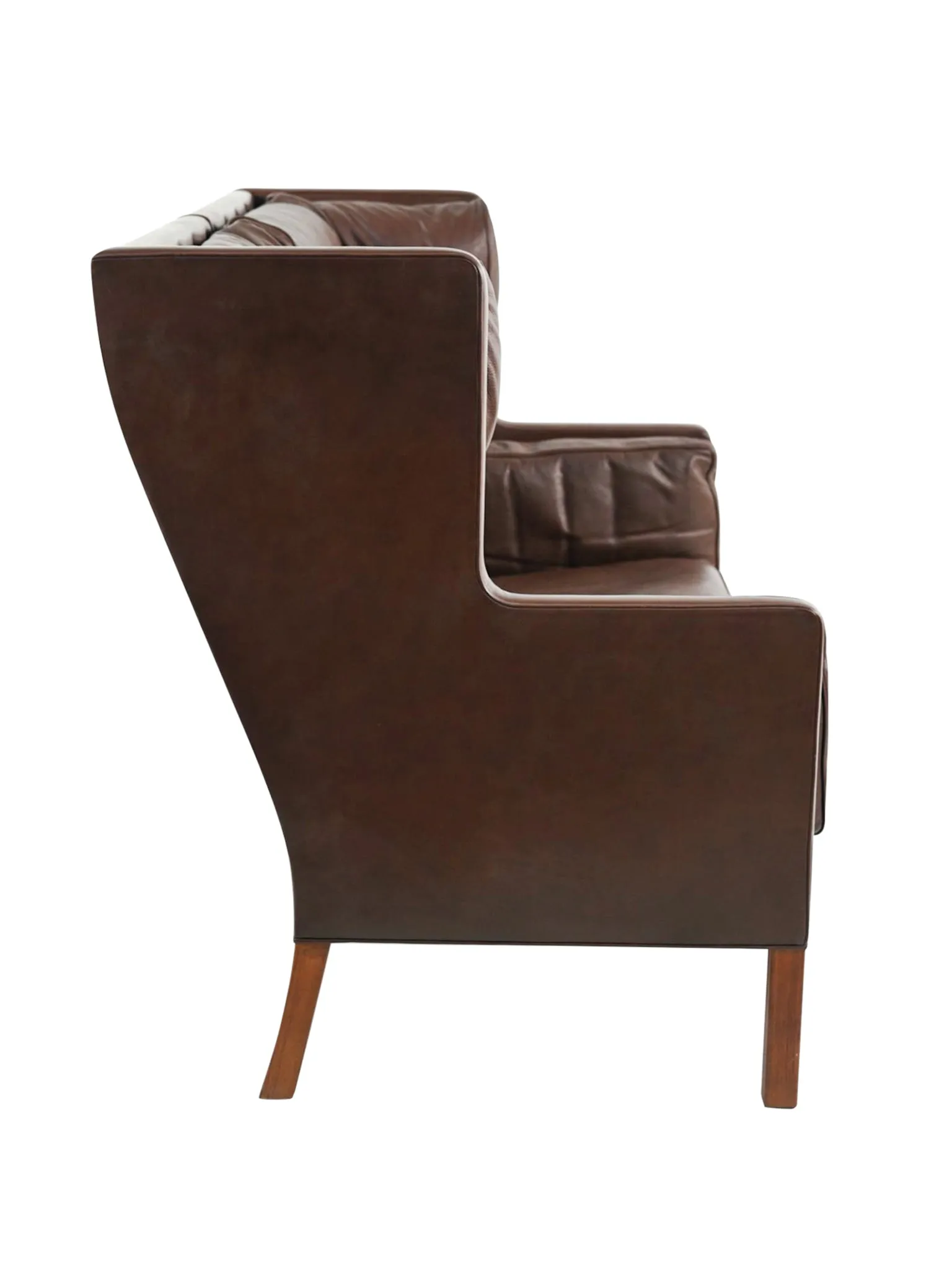 Børge Mogensen Leather Coupé Sofa Model 2192