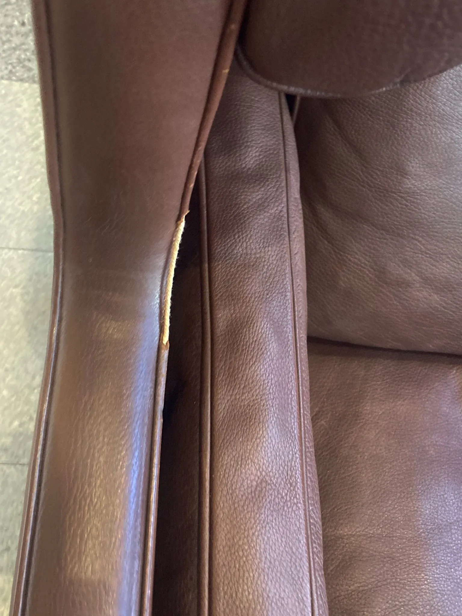 Børge Mogensen Leather Coupé Sofa Model 2192