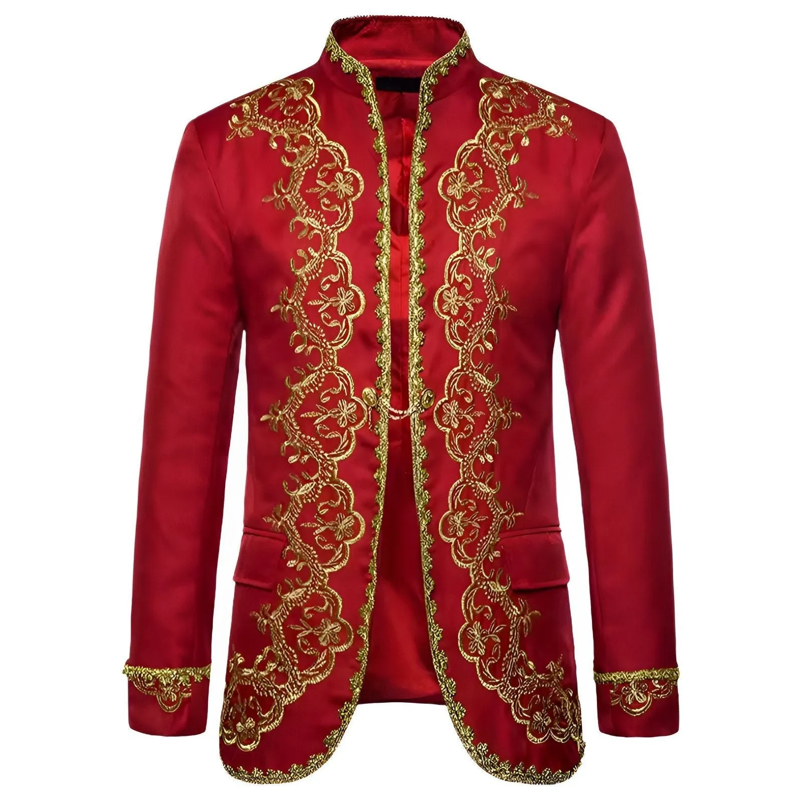 Calvan High-Collar Blazer