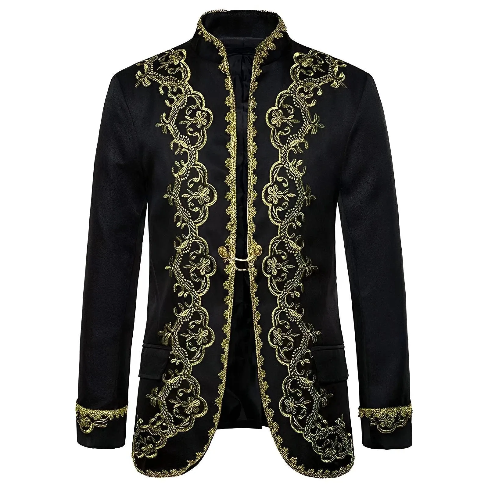 Calvan High-Collar Blazer