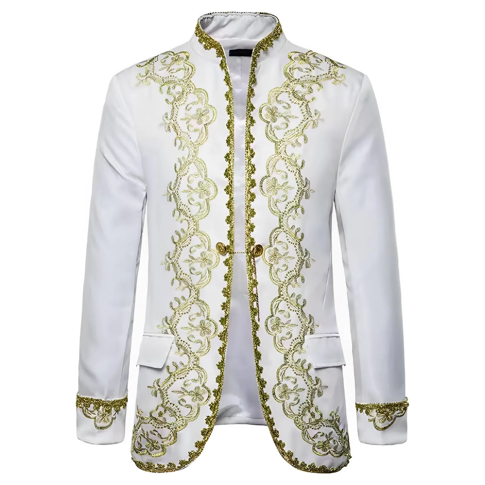 Calvan High-Collar Blazer