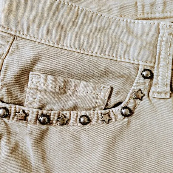 CAMBIO Liu Women's Straight Leg Jeans  Size 8 (US)  Tan  NWOT