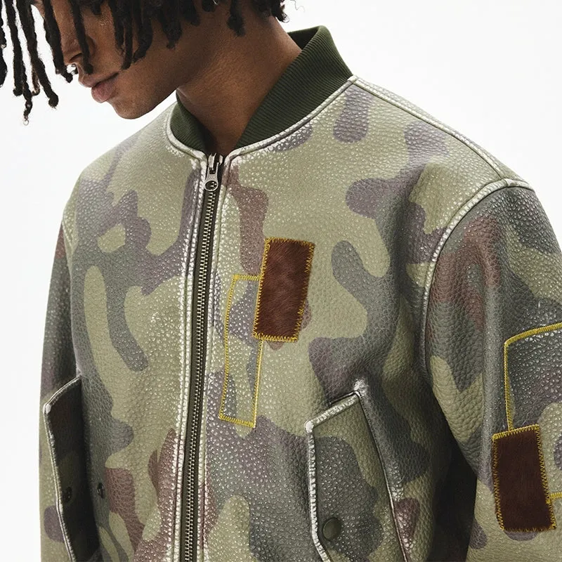 Camouflage Bomber Jacket