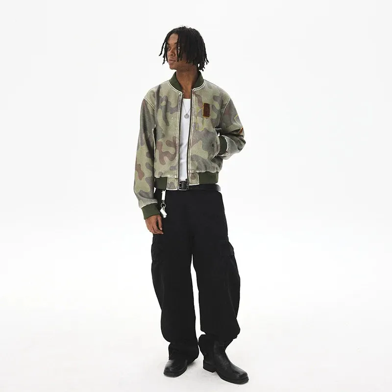 Camouflage Bomber Jacket