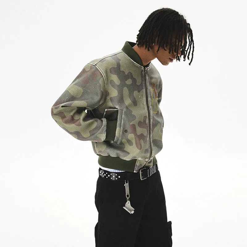 Camouflage Bomber Jacket